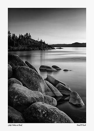Lake Tahoe at Dusk