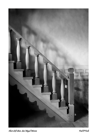 Choir Loft Stair, San Miquel Mission